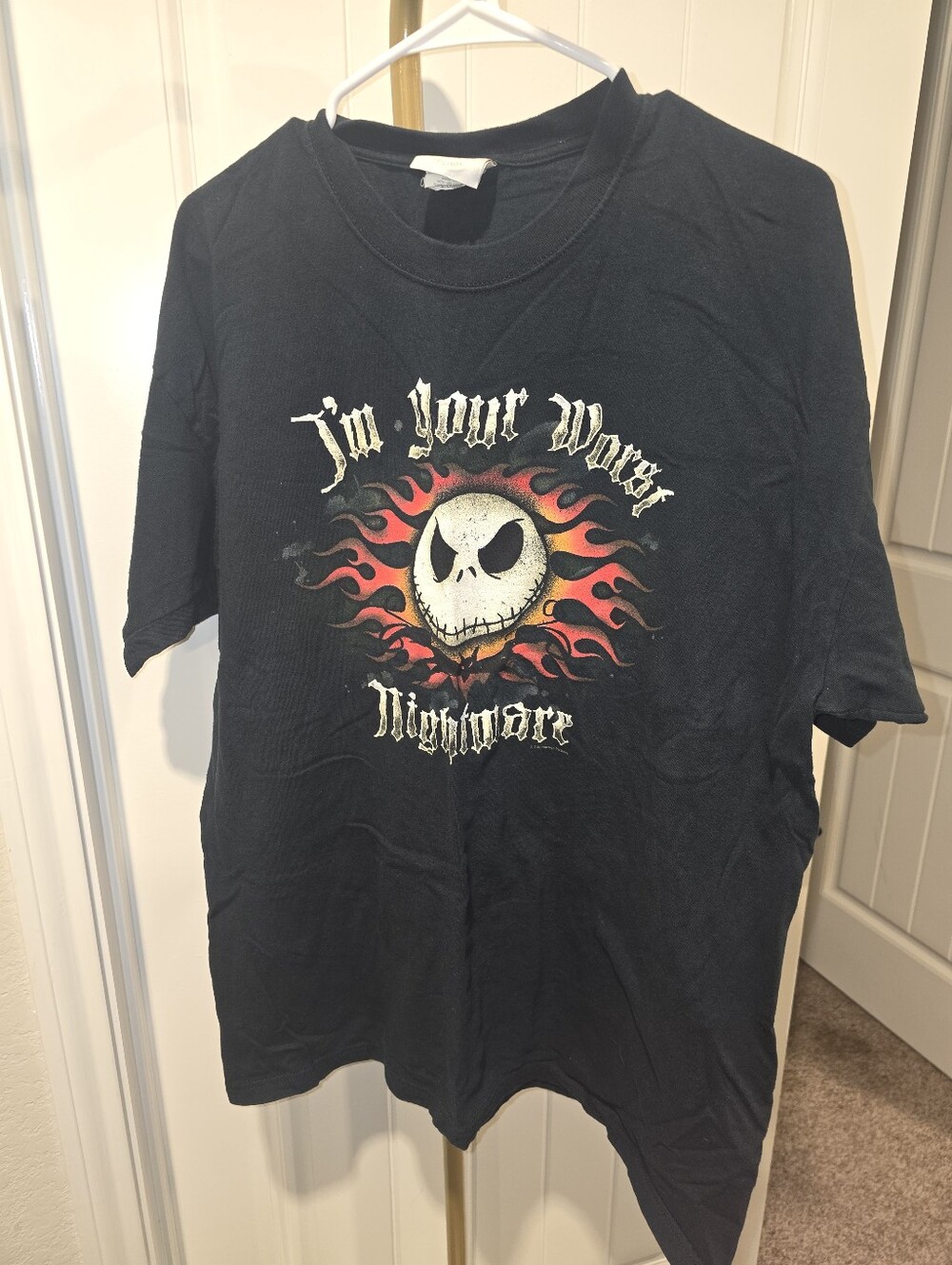 Nightmare Before Christmas Jack Skellington Xl Mens Vintage Disney Store Shirt